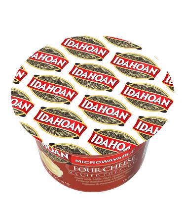Idahoan Four Cheese Mashed Potatoes - Gluten-Free 100% Real Idaho Potatoes - 1.5 oz Cup (Pack of 10) - Buy Online on GoSupps.com