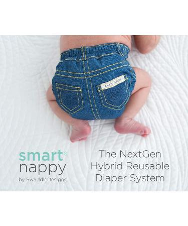 SmartNappy Reusable Inserts for by Amazing Baby Hybrid Diaper Cover  Set of 10  5 Tri-fold Inserts and 5 Boosters  Size 3-4  12-40 lbs Size 3 (10 Count) - Buy Online on GoSupps.com