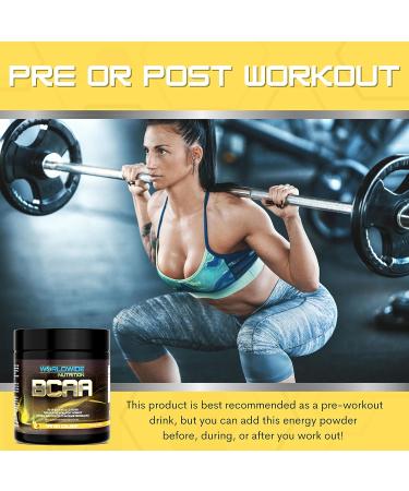 Worldwide Nutrition BCAA Powder - Best Branched Chain Amino Acids for Pre Intra & Post Workout - Natural Electrolytes & Energy - Mango Colada - 30 Servings - Buy Online on GoSupps.com