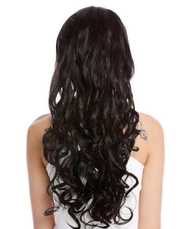 Buy Wig Me Up Tyw60871H-4 Half Wig Extension - Dark Brown Curly Curls 70 cm Length - Perfect Hair Accessory for Effortless Style - Buy Online on GoSupps.com
