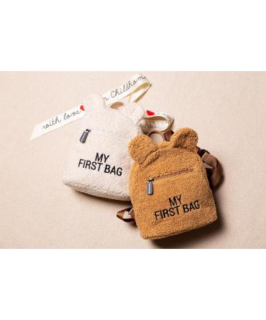 Childhome My First Bag Teddy Beige - Cute & Durable Kids' Backpack for International Shipping - Buy Online on GoSupps.com