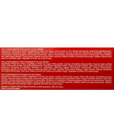 Meiji Hello Panda Biscuits with Assorted Filling 3 Flavours 260 G - Buy Online on GoSupps.com