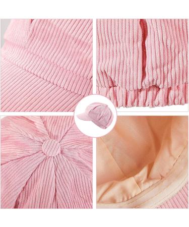 Women's 3-Piece Newsboy Cap Set - Vintage Octagonal Beret Hats in Khaki, Light Pink, and Black - Buy Online on GoSupps.com