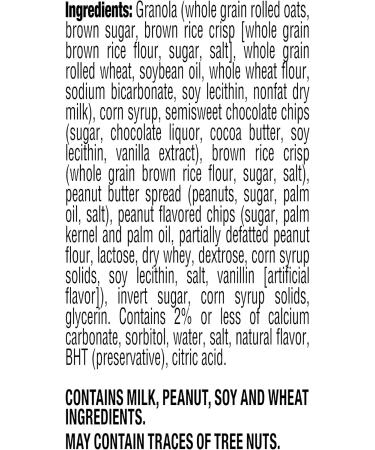 Quaker Chewy Granola Bars Peanut Butter Chocolate Chip 8 Bars Per Box (Pack of 6) - Buy Online on GoSupps.com