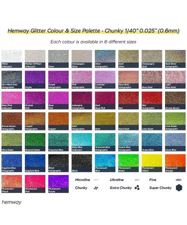 Hemway Eco Friendly Ultra Sparkle Glitter - Black Holographic Chunky - 100g Biodegradable Vegan Cosmetic Glitter for Face, Hair, Nails & Festivals - Buy Online on GoSupps.com