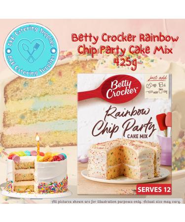 Rainbow Chip Party Betty Crocker Cake Mix 425g - Buy Online on GoSupps.com
