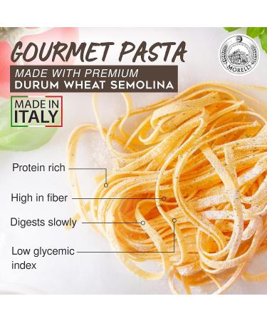 Morelli Lemon Pepper Wheat Germ Linguine Pasta - Organic Italian Pasta - 8.8 oz (Pack of 2) - Buy Online on GoSupps.com