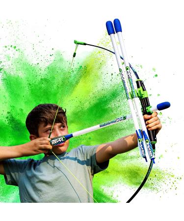 FAUX BOW Pro: Youth-Safe Patented Bow and Arrow Set | Shoots Over 200 Feet | Best Outdoor Toy for Fun Target Practice - Buy Online on GoSupps.com