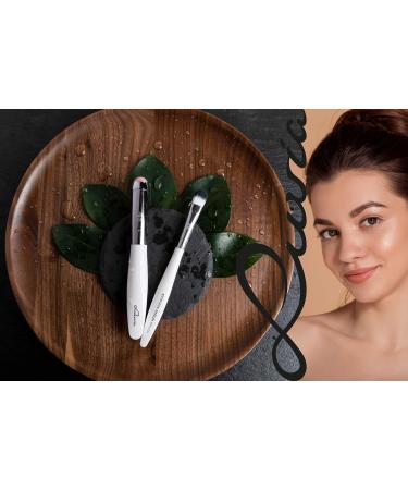 Shop Luvia Eye Care Set: Rose Quartz Roller S300 & Eye Brush for Moisturizers Creams Masks & Serums International Shipping Available! - Buy Online on GoSupps.com