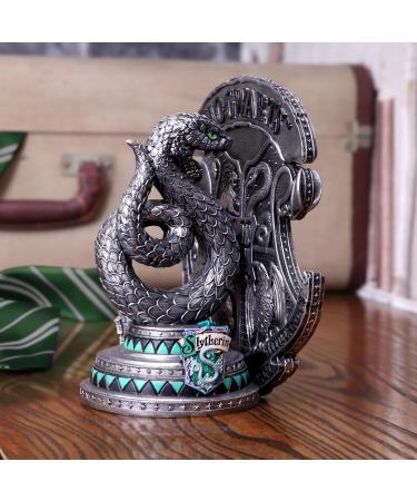 Buy Nemesis Now Harry Potter Slytherin Bookend | Officially Licensed 20 cm Resin Silver | Perfect Christmas Tree Ornament - Buy Online on GoSupps.com