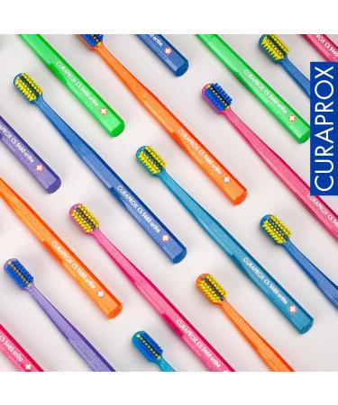 Curaprox 3 x CS 5460 Ortho Toothbrush - Ultra Soft Curen Bristles for Braces | 3-Pack Random Color - Ideal for Sensitive Gums - Buy Online on GoSupps.com