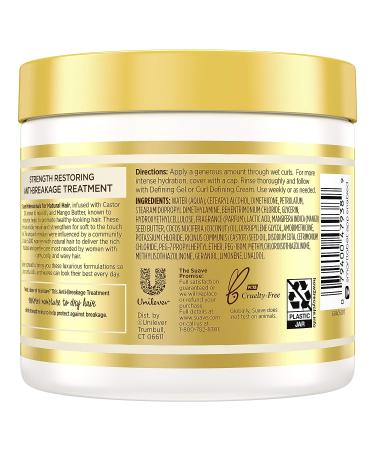 Suave Professionals Hydrating Dry Hair Mask with Castor Oil & Mango Butter - 13.5 oz - Buy Online on GoSupps.com