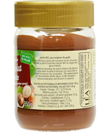 Jardin Bio tic Chocolate Hazelnut Spread 350g - Buy Online on GoSupps.com