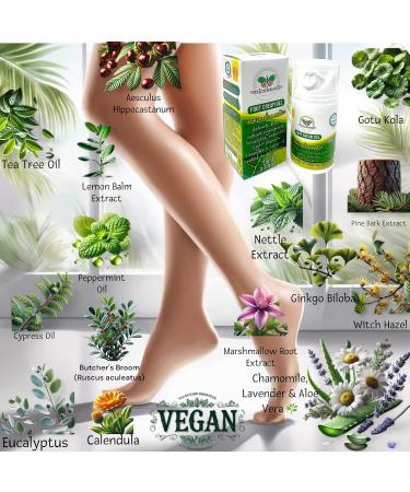 Varicobooster Gel leg cream 4 x 75 ml Premium 25 natural ingredients new improved formula professional quality with contactless pump Varico Booster - Buy Online on GoSupps.com