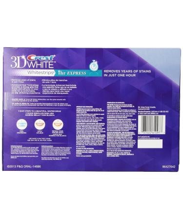 Crest 3D Whitestrips 1-Hour Express Dental Whitening Kit - Pack of 2 - Buy Online on GoSupps.com
