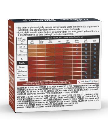 Light Mountain Henna Hair Color - Bright Red Organic Dye for Men & Women Chemical-Free Semi-Permanent 4 Oz - Buy Online on GoSupps.com