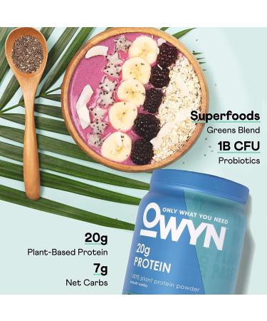 OWYN Plant-Based Protein Powder - Smooth Vanilla, 1.05 lbs | Vegan & Clean Nutrition - Buy Online on GoSupps.com