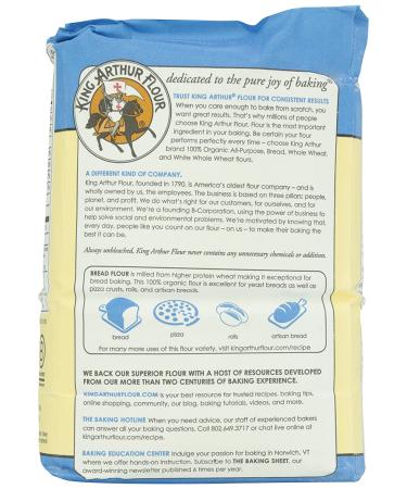 King Arthur Flour Organic Bread Mix - 5 lb (Pack of 1) - Buy Online on GoSupps.com