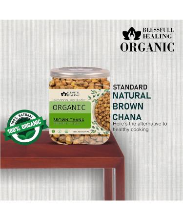 Blessfull Healing Organice Brown Chana 1 lb (453 Gram) - Buy Online on GoSupps.com