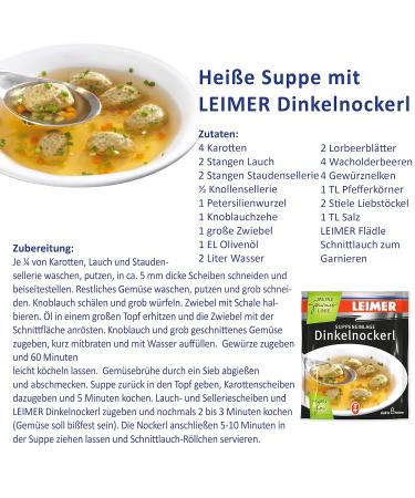Leimer Dinkelnockerl 100g - Authentic German Spelt Dumplings | International Shipping Available - Buy Online on GoSupps.com