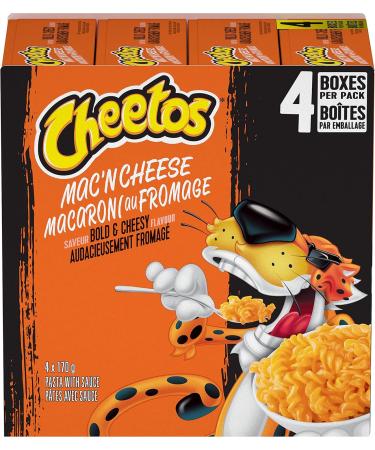 Cheetos Mac N Cheese Bold & Cheesy Flavour Pasta With Sauce 4 Count 680 g Bold & Cheesy Pack of 1 - Buy Online on GoSupps.com