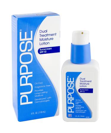 Purpose Dual Treatment Moisture Lotion with SPF 10  4 Ounce Bottle
