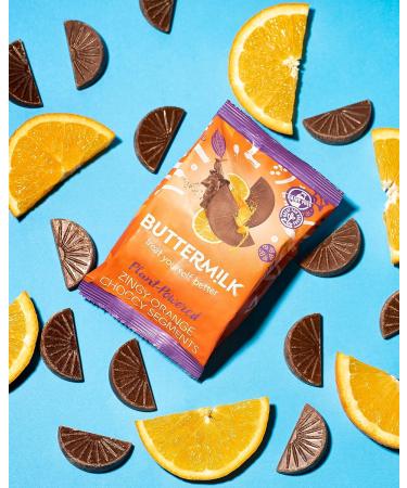 Buttermilk Zingy Orange Choccy Segments 100g - Buy Online on GoSupps.com