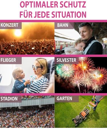 Klang Guard Hearing Protection for Children & Babies - Reliable Noise-Canceling Headphones for Active Families in Ros  - Buy Online on GoSupps.com