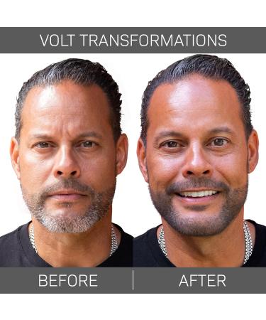VOLT Grooming Instant Beard Color Single Pack - Smudge and Water Resistant Quick Drying Brush on Color for Beards Mustaches & Eyebrows - 0.35 Fl Oz (10 ml) Toffee (Light Brown) - Buy Online on GoSupps.com
