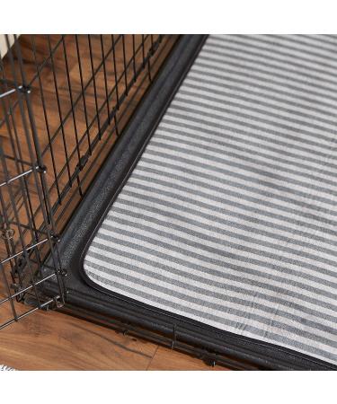 Bone Dry Large Gray Striped Pet Cage Mat - Absorbent and Durable - Buy Online on GoSupps.com
