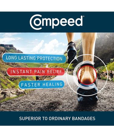 Compeed Advanced Blister Care 9ct Sports Mixed (2 Packs) | Hydrocolloid Bandages for Heel & Foot Blister Prevention & Treatment | Waterproof Cushions Included - Buy Online on GoSupps.com