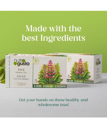 NutroGusto Tea Sage 35 g - Buy Online on GoSupps.com