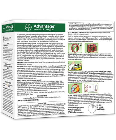 Advantage Flea and Tick Household Fogger - 2 oz Canisters (Pack of 3) - Buy Online on GoSupps.com