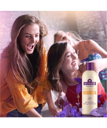 Aussie Miracle Nourish Shampoo 300ml - Pack of 3 - Buy Online on GoSupps.com