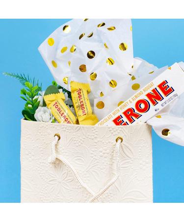 Toblerone Swiss White Chocolate Bars with Honey Almond Nougat - 20 Packs for Easter - Buy Online on GoSupps.com