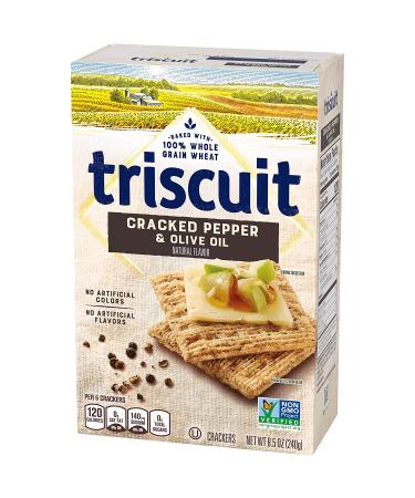 Triscuit Cracked Pepper Olive Oil Whole Wheat Crackers 8.5 oz - Buy Now! - Buy Online on GoSupps.com