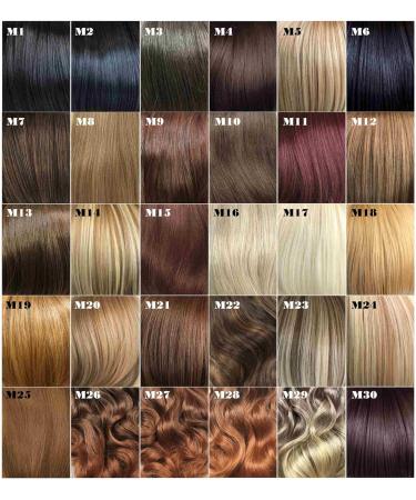 BOMBSHELL HAIR EXTENSIONS 250g 24" Flicky 3 Pieces Full Head Clip On Hair Extensions Hair Piece Wig (M19 DARK GOLD BLONDE) - Buy Online on GoSupps.com