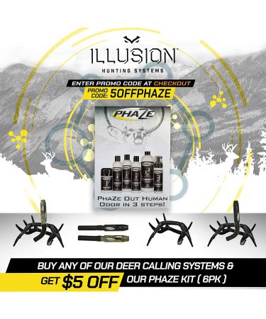 Illusion Systems Extinguisher Deer Call Black - Premium Hunting Gear - Buy Online on GoSupps.com