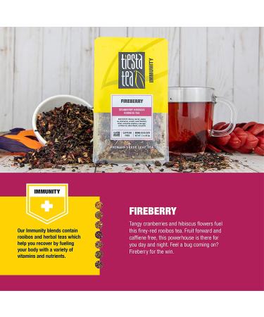 Tiesta Tea Fireberry - Premium Caffeine-Free Loose Leaf Tea, 16 oz - Buy Online on GoSupps.com