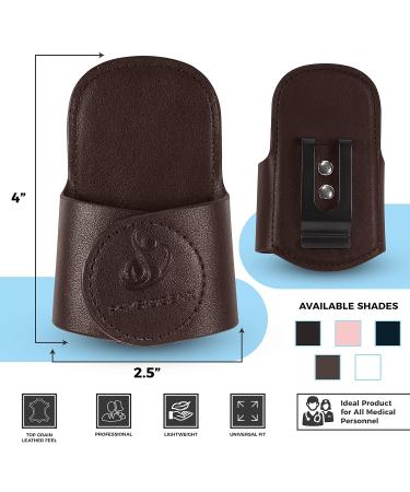 Stethoscope Holder Hip Clip with Magnetic Closure - Universal Fit Hygienic Design & Replacement Ear Tips - Obsidian Black - Buy Online on GoSupps.com