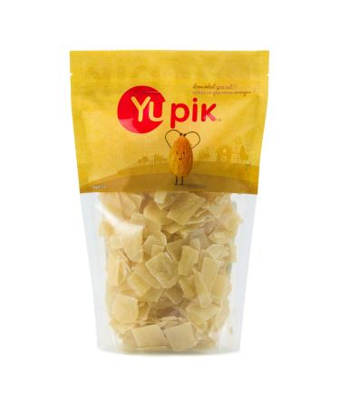 Yupik Aloe Vera Chunks 1 kg Kosher Vegan Dried Aloe Gel Pieces Sweetened with Cane Sugar Unique Snacks Ideal for Baking Topping Beverages 1 kilograms