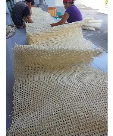 7FT Natural Pre-Woven Rattan Webbing for Caning Projects - 24 Width, Open Mesh Cane Sheet - Buy Online on GoSupps.com