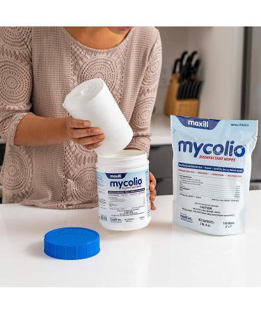 Mycolio Hospital Grade Disinfectant Wipes - 6x7 - 960 Wipes - Buy Online on GoSupps.com