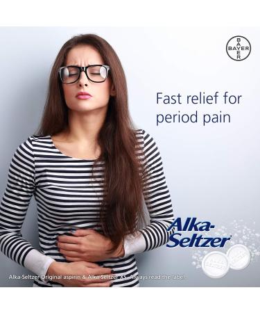 Alka Seltzer Original Effervescent Tablets with Aspirin Fast and Effective Pain Relief for Cold and Flu 1 Pack of 20 - Buy Online on GoSupps.com