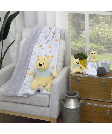 Disney Winnie The Pooh Plush Pacifier Holder - Yellow and Aqua - Buy Online on GoSupps.com