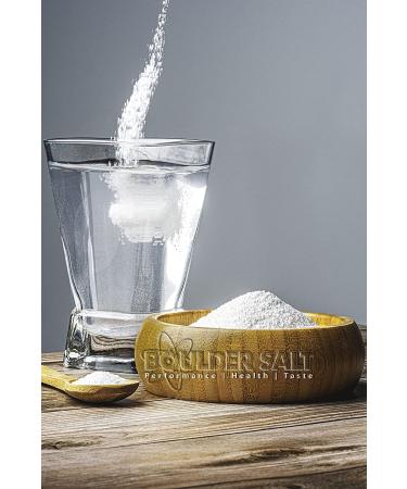 Boulder Salt Electrolyte Powder - Natural Alkaline Hydration Pack for Energy & Stamina - No Sugar - 20oz Bag, 283 Servings - Buy Online on GoSupps.com