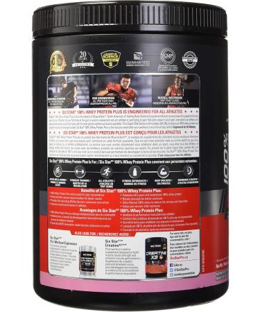 Whey Protein Powder + Creatine Monohydrate 4 lbs & Six Star Preworkout Explosion Pre Workout Powder for Men & Women with Creatine Monohydrate & Beta Alanine for Energy (30 Servings) - Buy Online on GoSupps.com