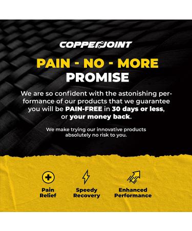 CopperJoint Compression Knee Sleeve - Support for Workout, Running, Weightlifting - Large Size for Arthritis Pain & Swelling - Buy Online on GoSupps.com