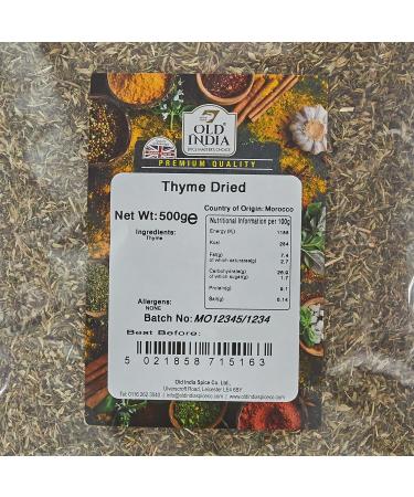 Old India Thyme 500g - Authentic and Aromatic Herb for Culinary Delights - Buy Online on GoSupps.com