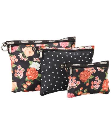 Lesportsac 3 bag royal rose multi